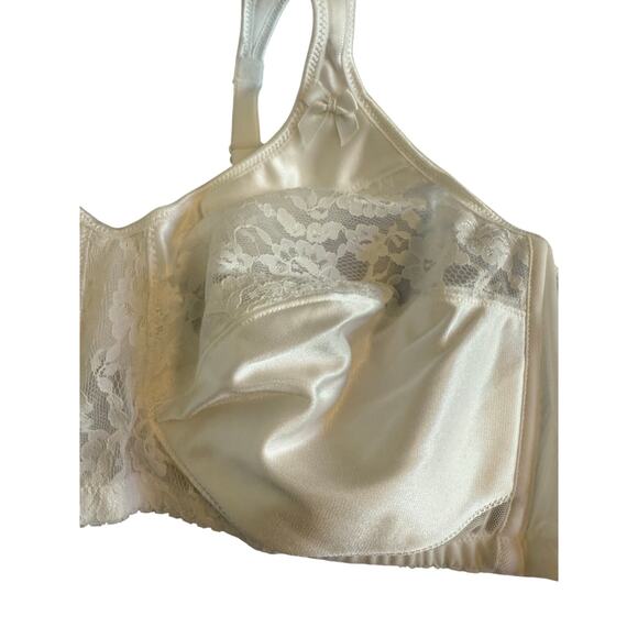 Comfort Choice NWOT Women's 46C Easy Enhancer Unlined Wireless Classic Lace Bra - Picture 3 of 10